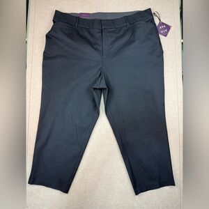 NWT Ava & Viv Women's Size‎ 24 Black Fitted Hip & Thigh Hook Closure High Rise